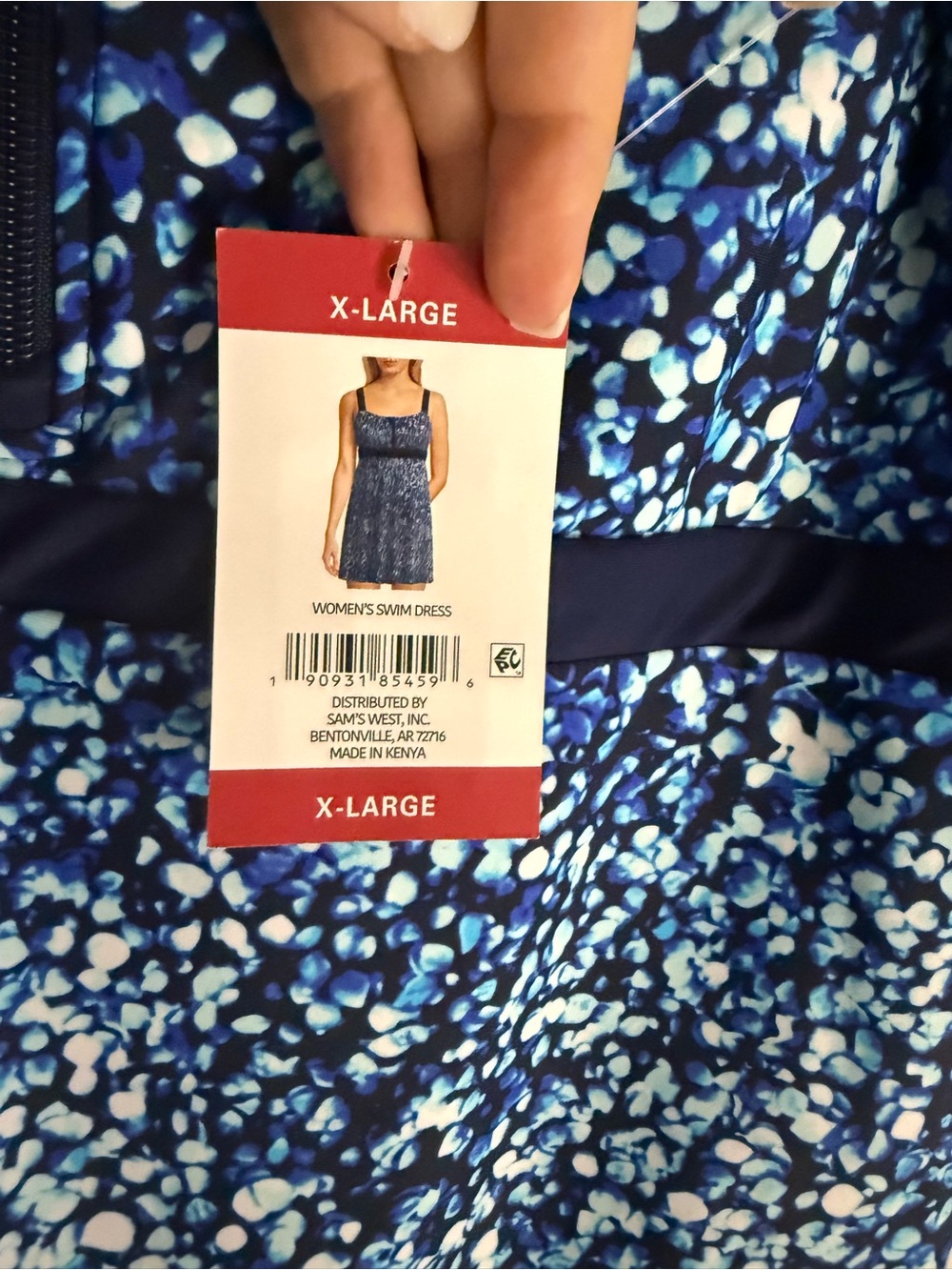 NWT lands end women’s swim dress size XL - Picture 4 of 7